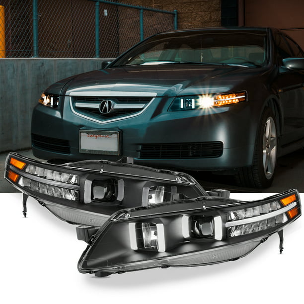 High Bright LED Fog Light Lamp For Honda Acura TSX 2009 2010 Clear Lens PAIR L/&R